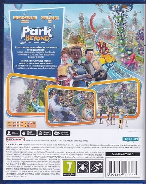 Park Beyond - PS5 (A Grade) (Genbrug)